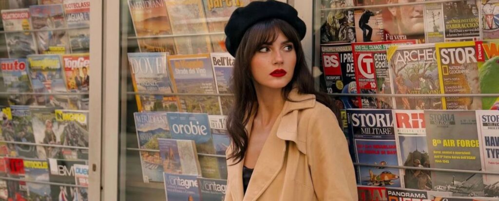 Formula e re e vajzave franceze për kombinimin xhaketë, xhinse dhe këpucë